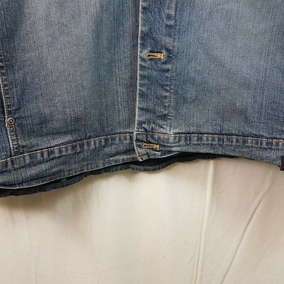 Kenneth Cole Denim Blue Long Sleeve Shirt Men's XL Casual Button Up - Picture 12 of 12